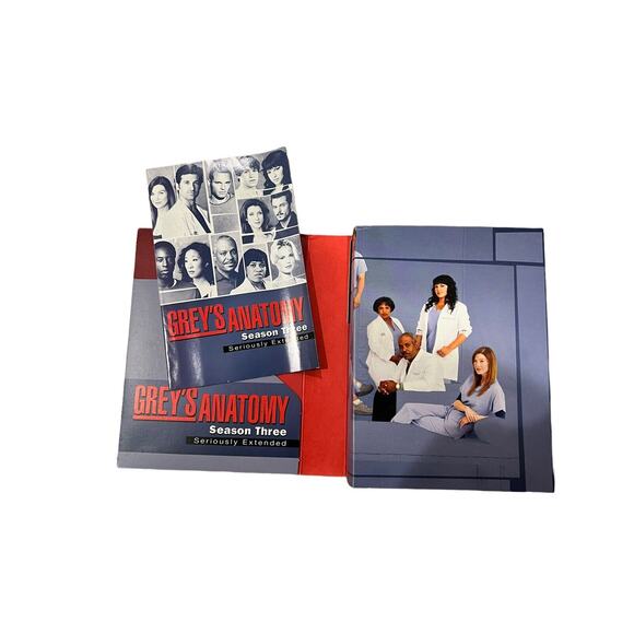 Greys Anatomy Season Three Seriously Extended DVD 2006 Y2K Hospital Medical TV - Picture 4 of 10